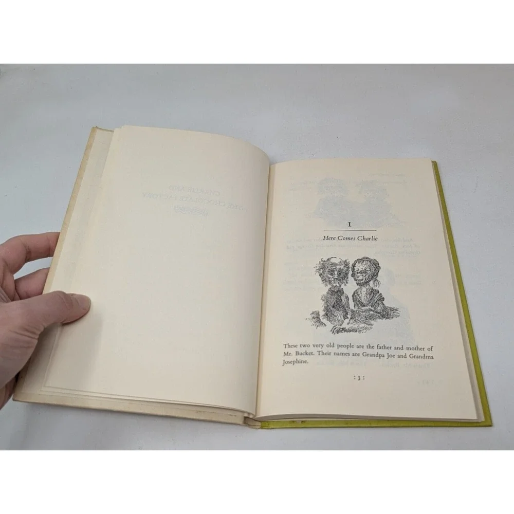 Charlie & the Chocolate Factory 1973 Roald Dahl Concorde Confections VTG Special